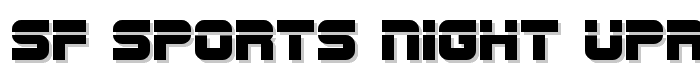 SF Sports Night Upright font
